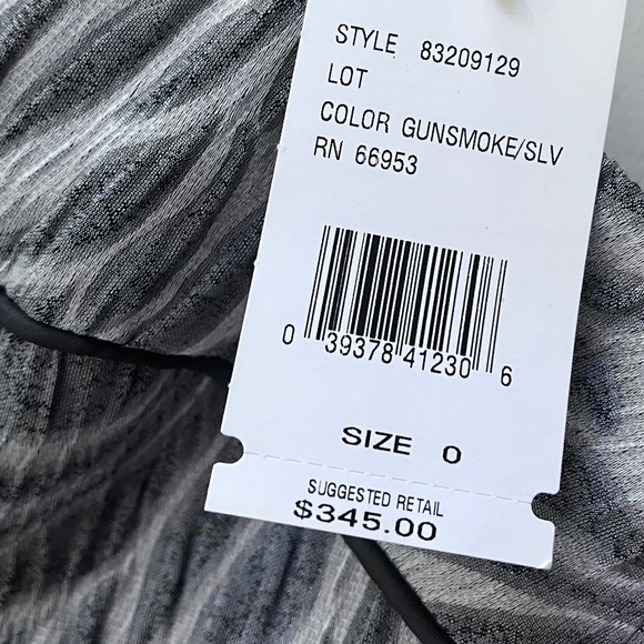 Cynthia Steffe HOLIDAY Dress Strapless Textured Floral Silver Size 0 $345.00 - Picture 2 of 14